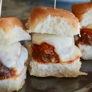 easy Italian meatball sliders