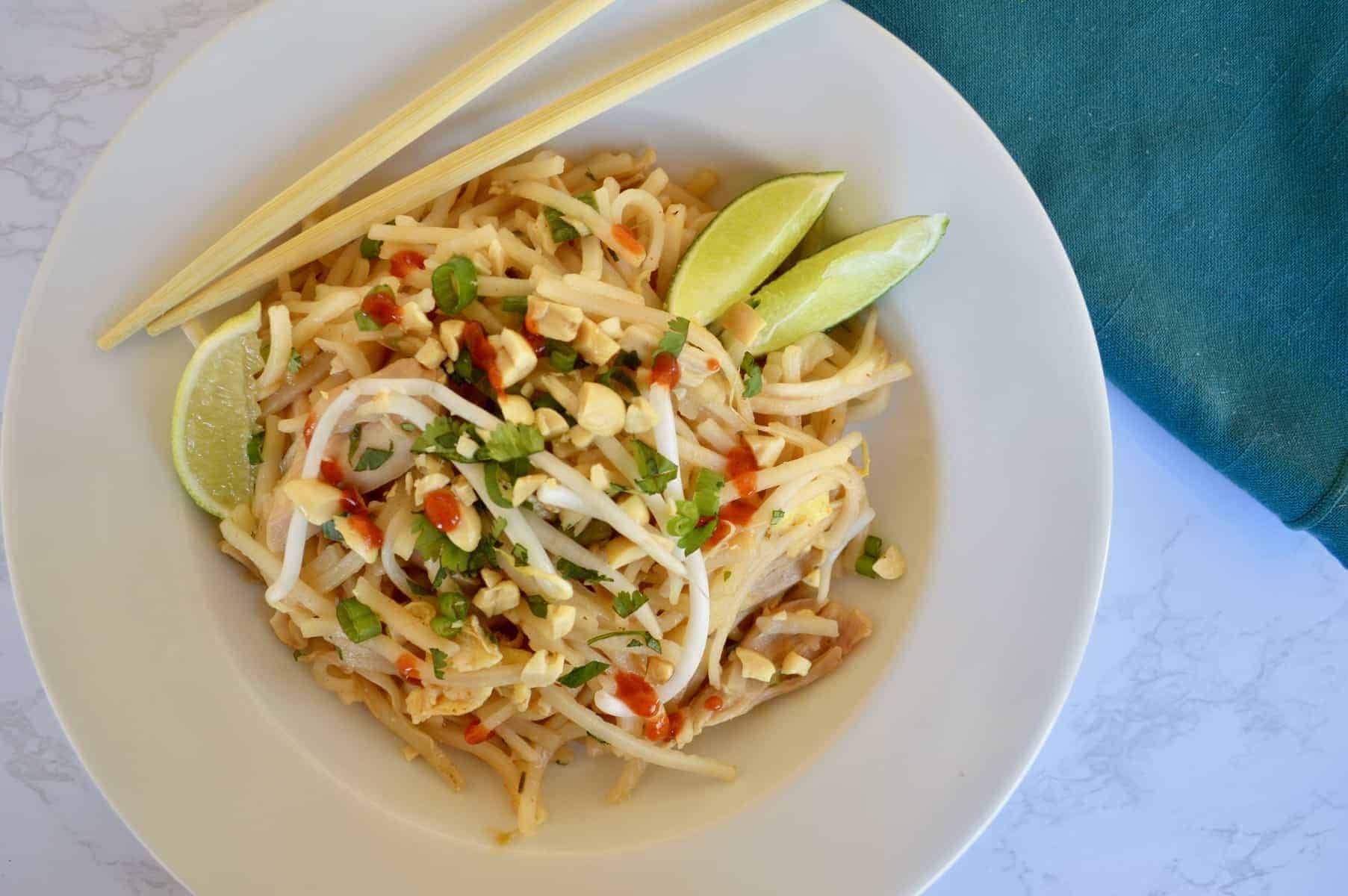 rotisserie chicken pad thai