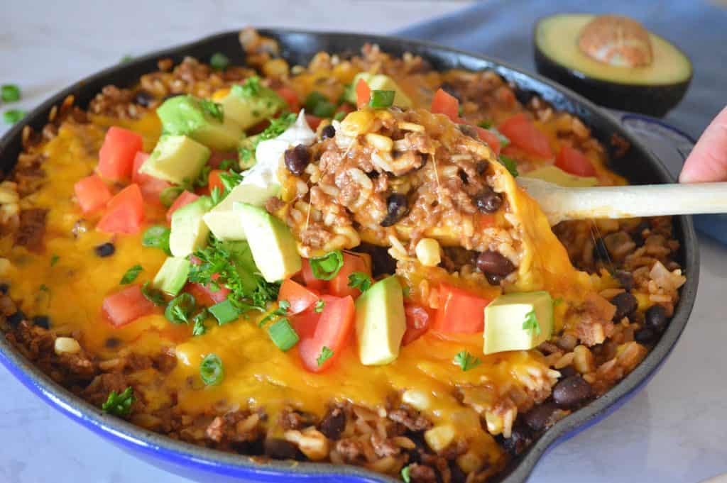 Skillet Burritos 