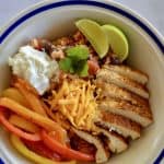 Mexican Chicken Fajita Bowl