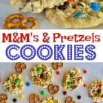 Pretzel M&M Oatmeal Cookies