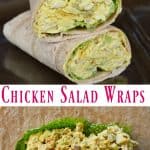 curried chicken salad wraps