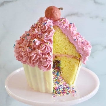 giant cupcake cake