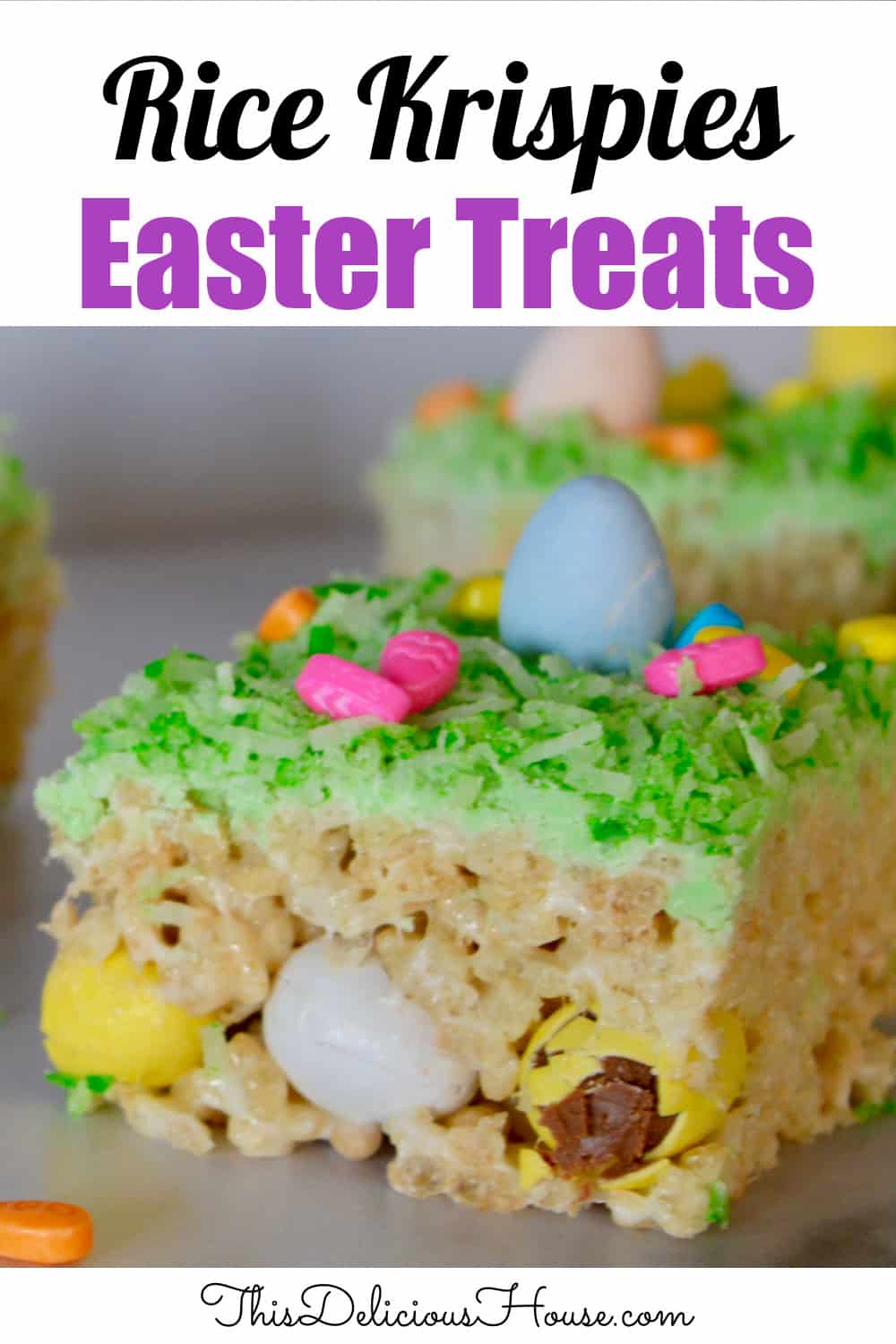 Rice Krispies Easter treats. 