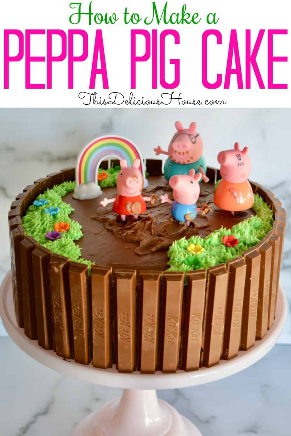 Peppa Pig Birthday Cake 