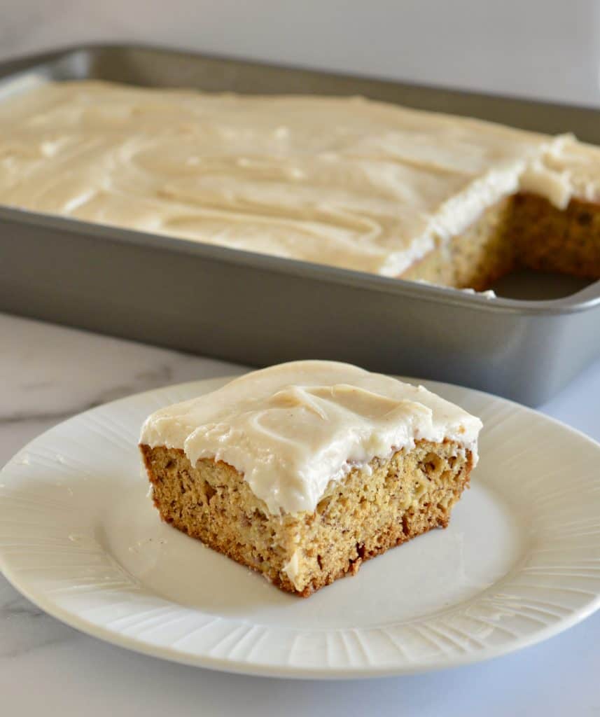 brown butter banana cake