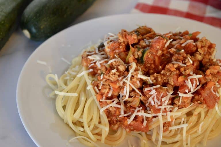 Turkey Vegetable Spaghetti | Healthy Bolognese