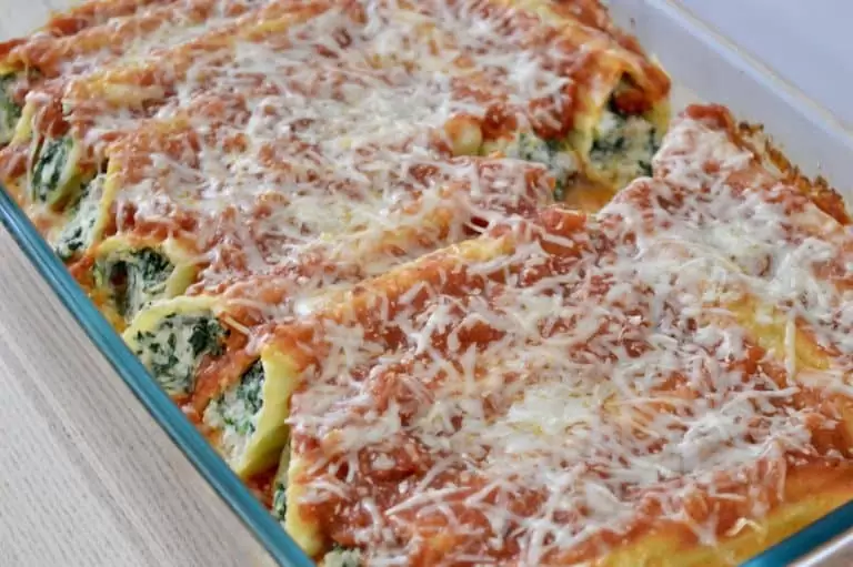 Turkey Spinach Manicotti | Healthy & Low Calorie