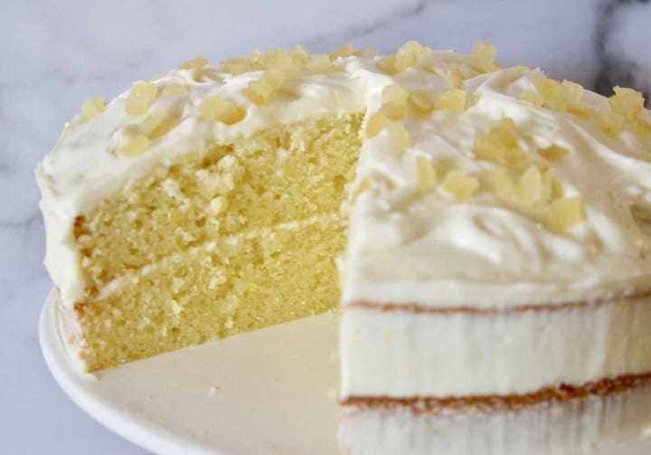 Limoncello Ricotta Cake | Cream Cheese Frosting - This Delicious House