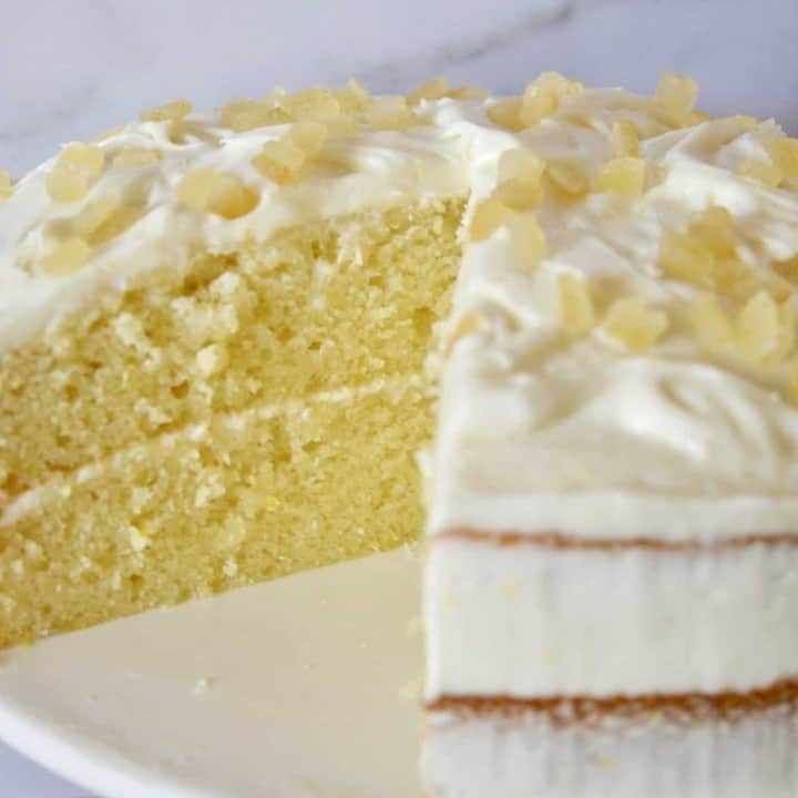 Limoncello Ricotta Cake | Cream Cheese Frosting - This Delicious House