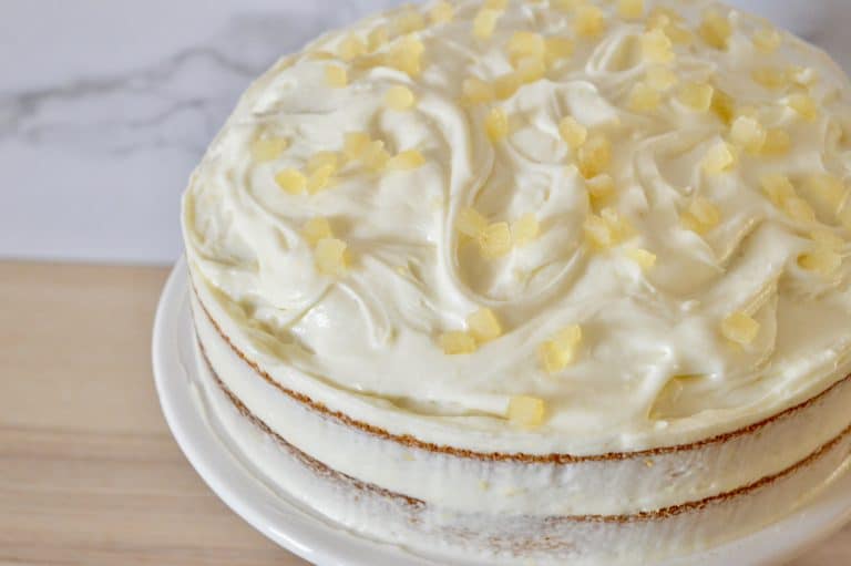 Limoncello Ricotta Cake | Cream Cheese Frosting