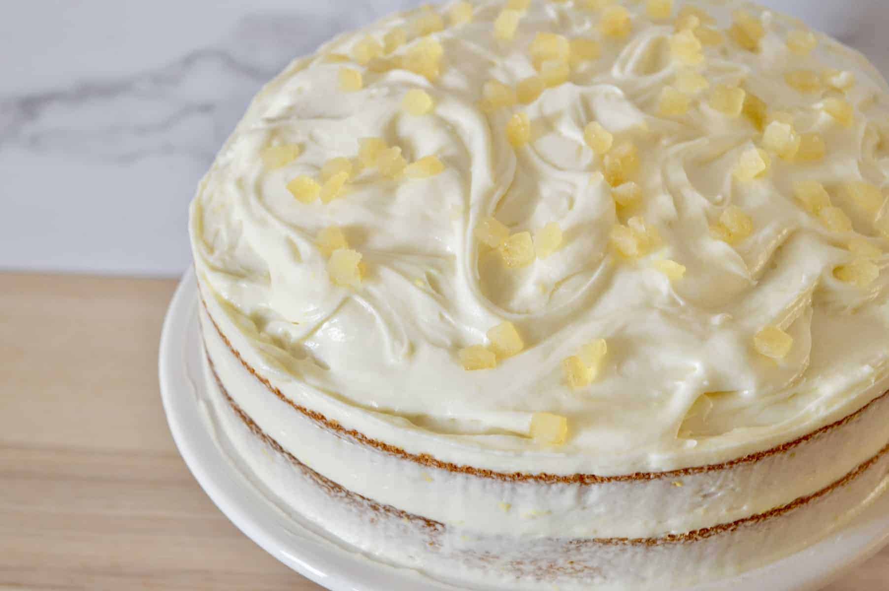 Limoncello Ricotta Cake Cream Cheese Frosting This Delicious House