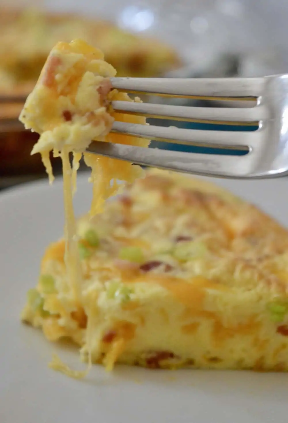 Bacon Cheddar Crustless Quiche This Delicious House