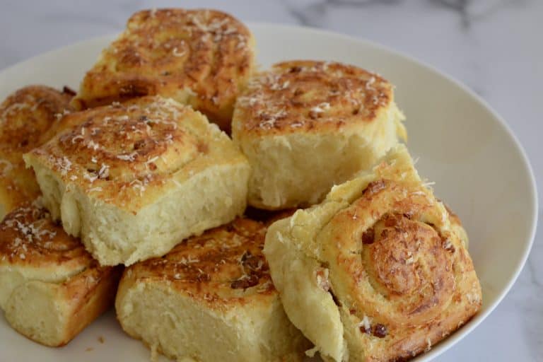 Pinwheel Bread Rolls | Bacon & Parmesan