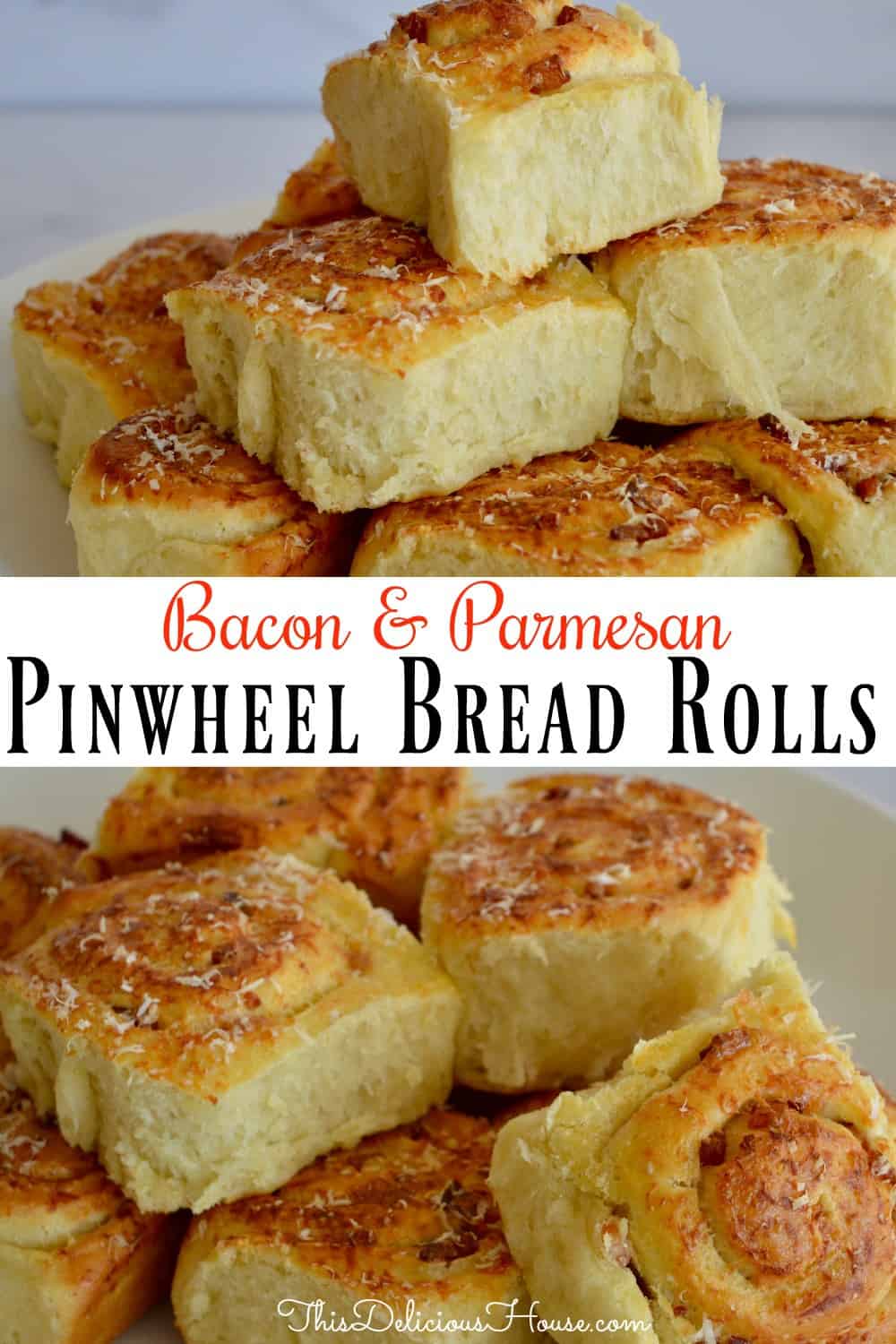 pinwheel bread rolls pinterest pin.