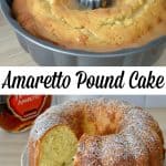 Amaretto Pound Cake Pinterest Pin