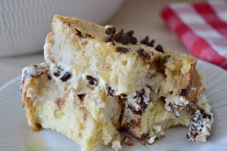 Cannoli Baked French Toast - This Delicious House