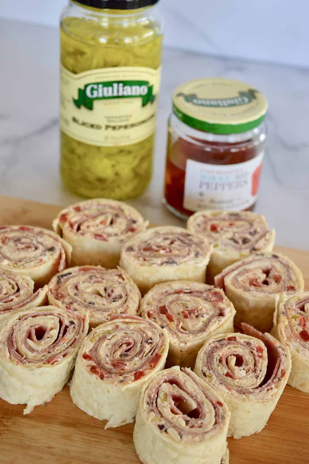 Italian Antipasto Pinwheels