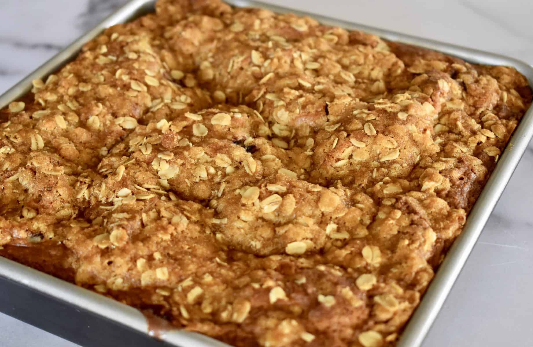 Oatmeal Streusel Topping.