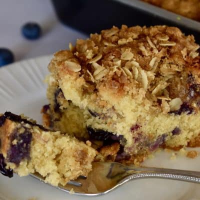 Blueberry Ricotta Coffee Cake - This Delicious House