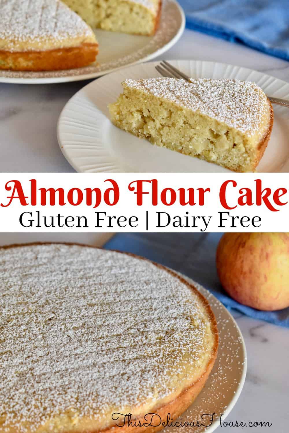 Almond Flour Apple Cake 
