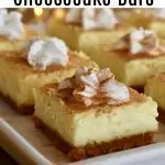 Eggnog Cheesecake Bars.