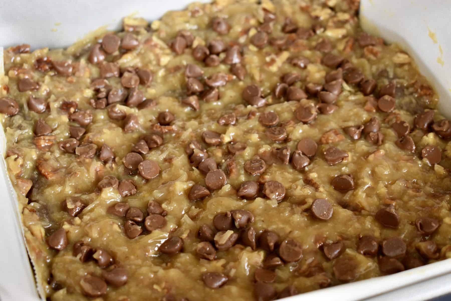 German Chocolate Brownies Cake Mix This Delicious House