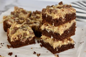 German Chocolate Brownies | Cake Mix - This Delicious House