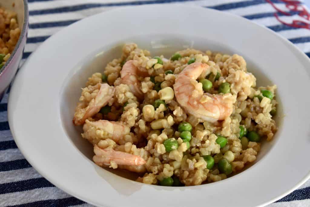 Shrimp Fried Brown Rice - This Delicious House