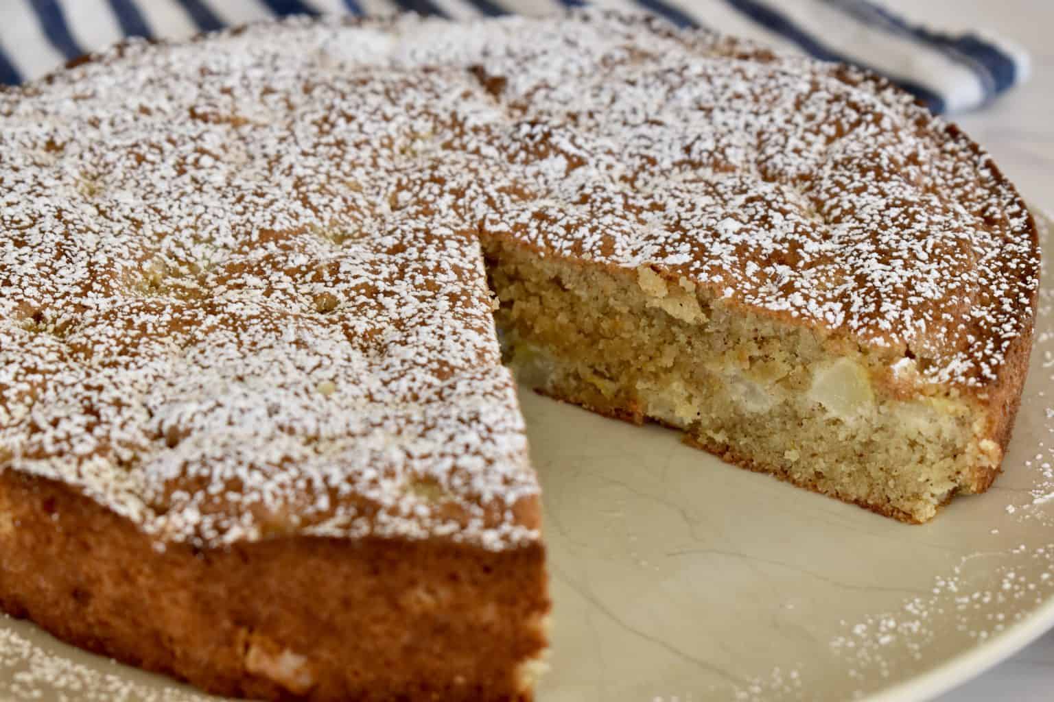 Almond Flour Pear Cake - This Delicious House