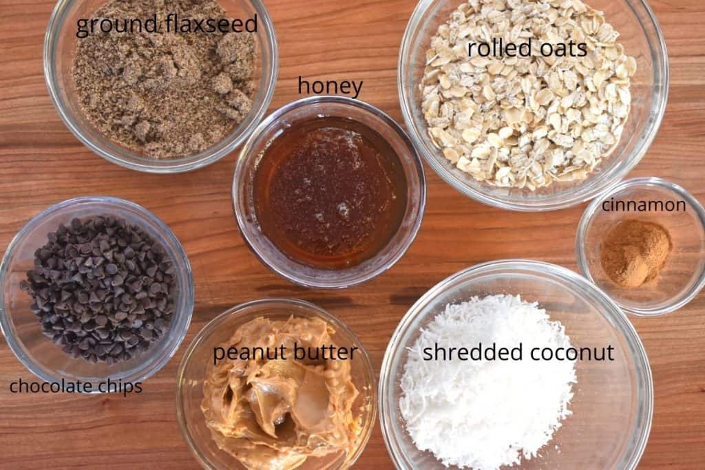 overhead photo of ingredients on a countertop. 