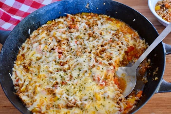 Stuffed Peppers Skillet - This Delicious House
