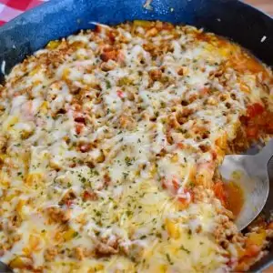 Stuffed Peppers Skillet final photo.