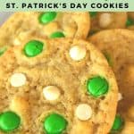 St Patrick's Day Cookies.