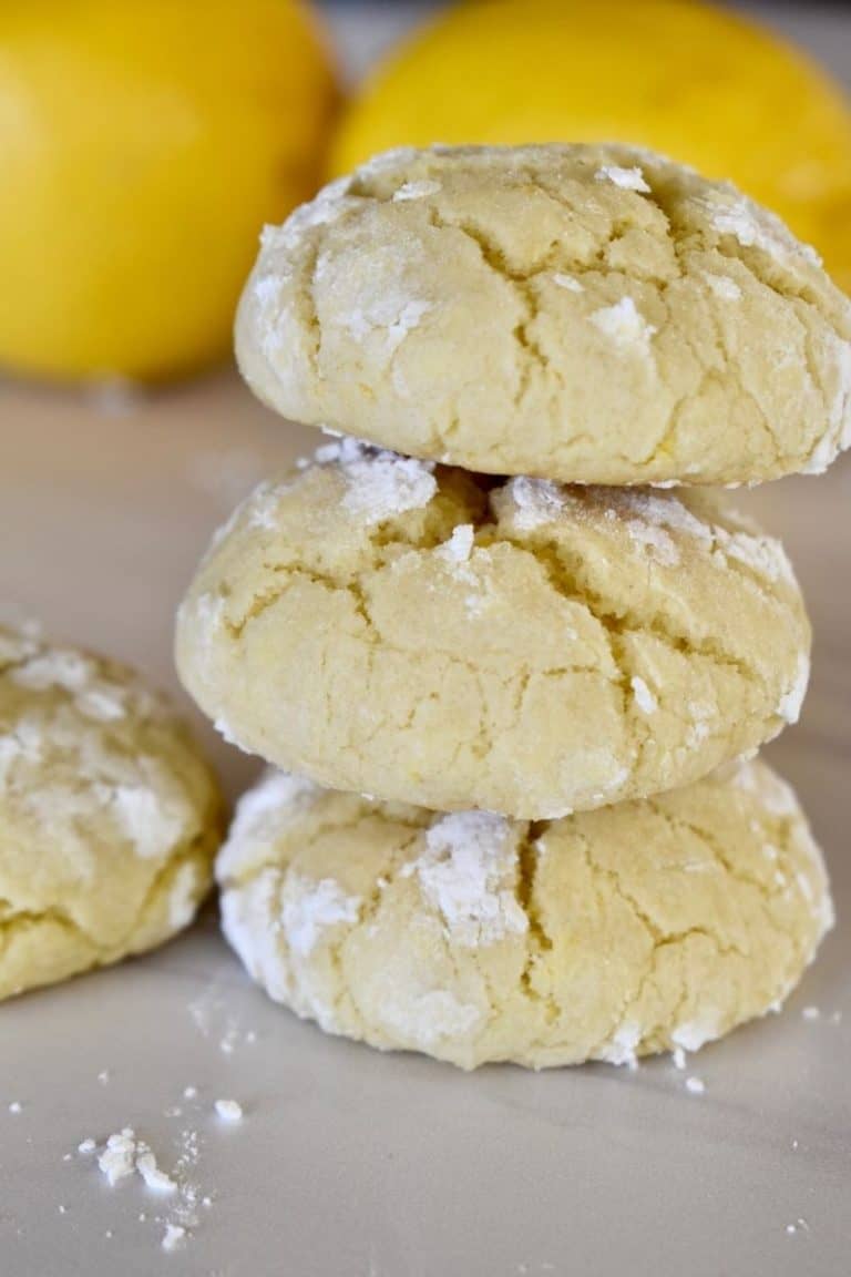 Soft Lemon Cookies (Olive Oil Lemon Cookies) - This Delicious House