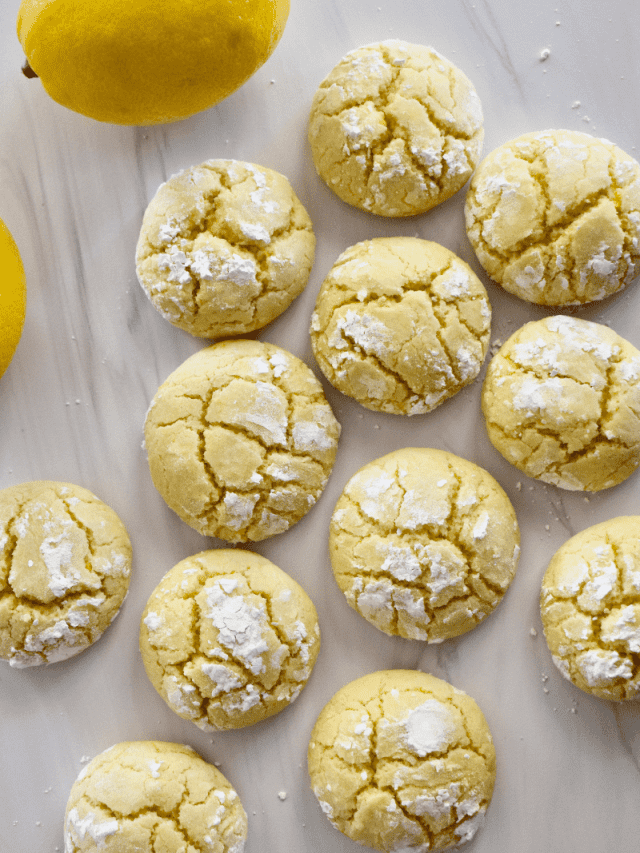 Soft Lemon Cookies Recipe - This Delicious House