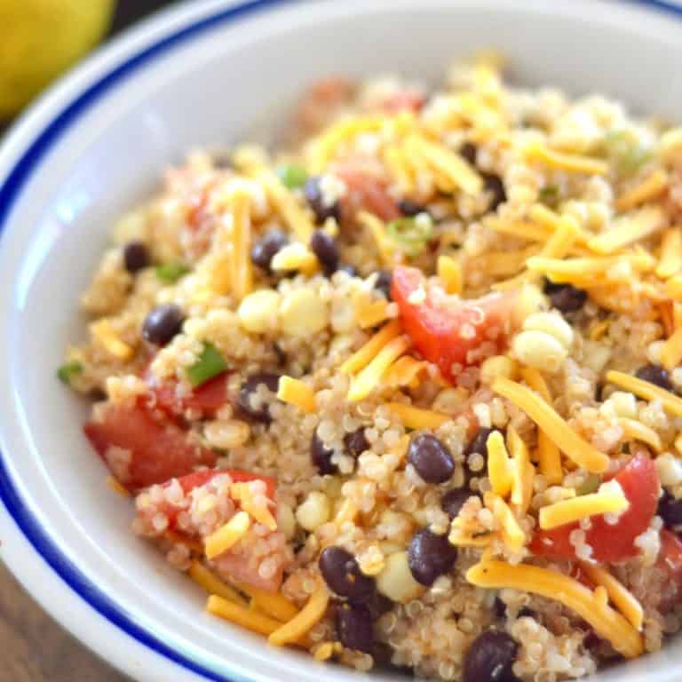 Mexican Quinoa Salad with Corn and Black Beans