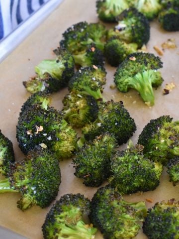 Oven Roasted Broccoli with Garlic