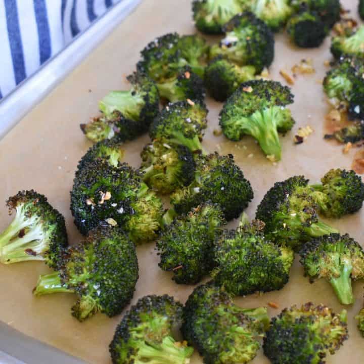 Oven Roasted Broccoli With Garlic This Delicious House