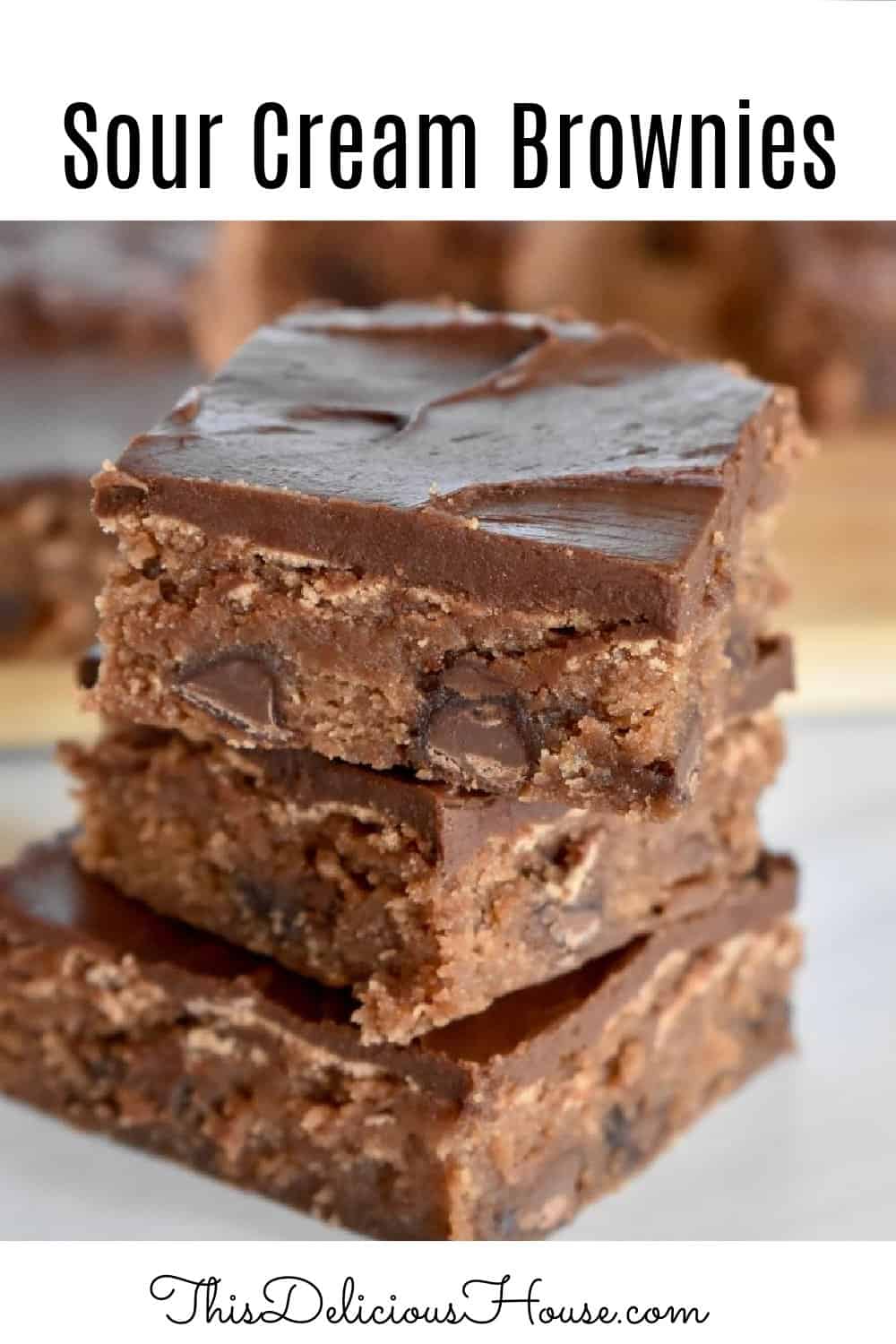 Sour Cream Brownies This Delicious House