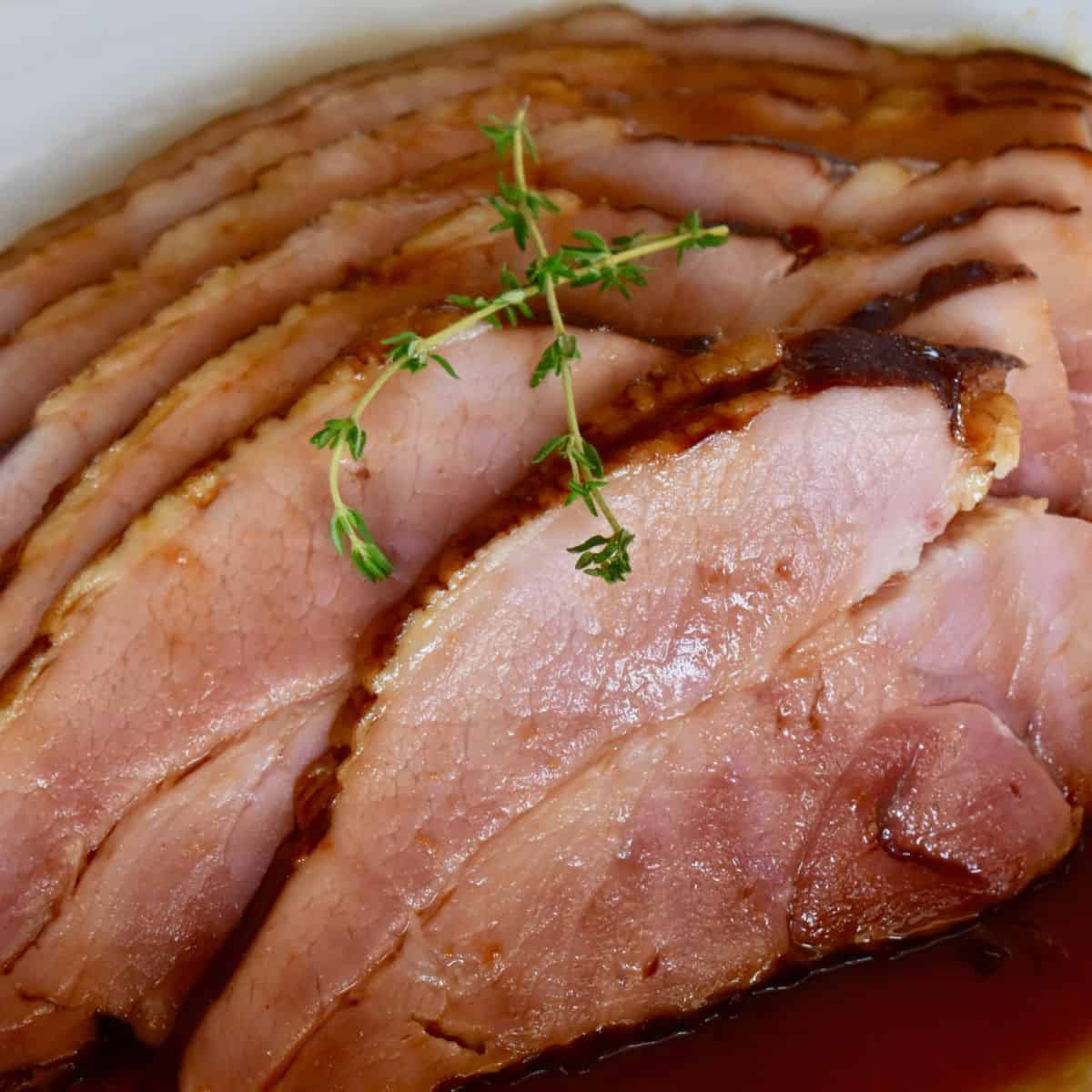 What do you do if your ham or turkey is too big for your crockpot?