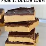 no bake chocolate peanut butter bars