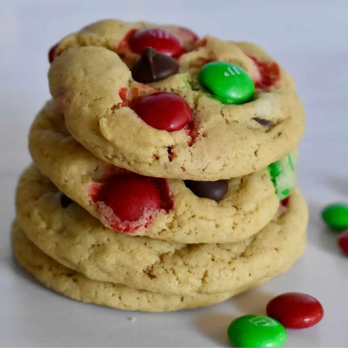 M&M Christmas Cookies - Ahead of Thyme