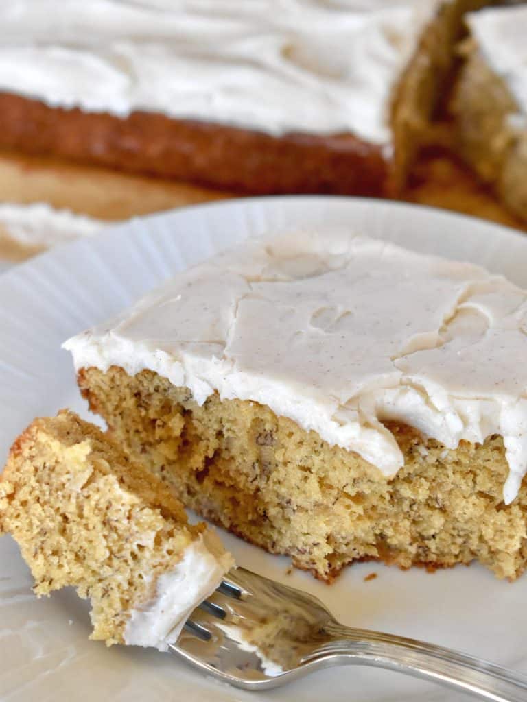 Brown Butter Banana Cake - This Delicious House