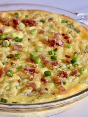 cottage cheese quiche.