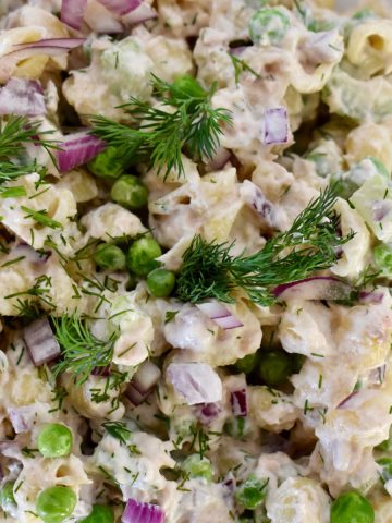 tuna pasta salad with dill