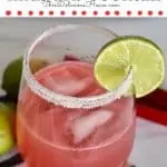 Rhubarb Cocktail.