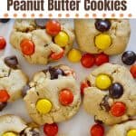 Reese's Pieces Peanut Butter Cookies.