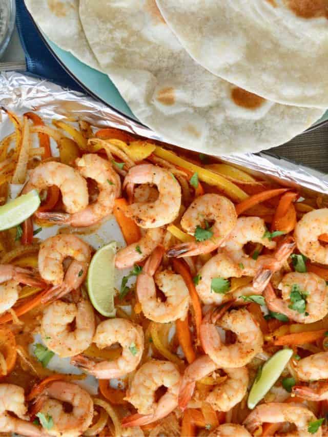 Steak And Shrimp Fajitas How To Make On A Sheet Pan This Delicious House