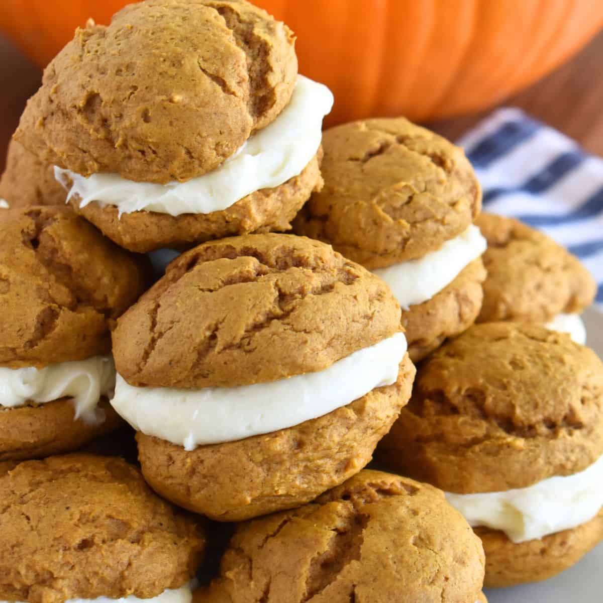 Cake Mix Whoopie Pies • Dance Around the Kitchen